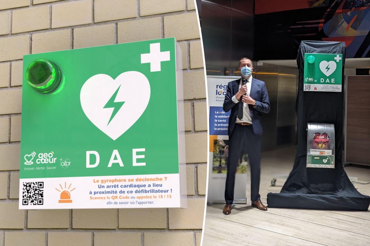QVEMA : GÉOCOEUR, un boîtier connecté aux défibrillateurs