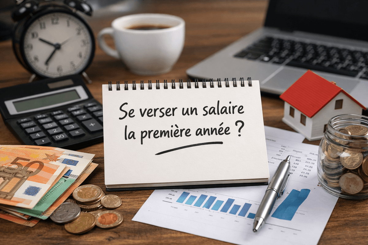Peut-on se verser un salaire la première année ?