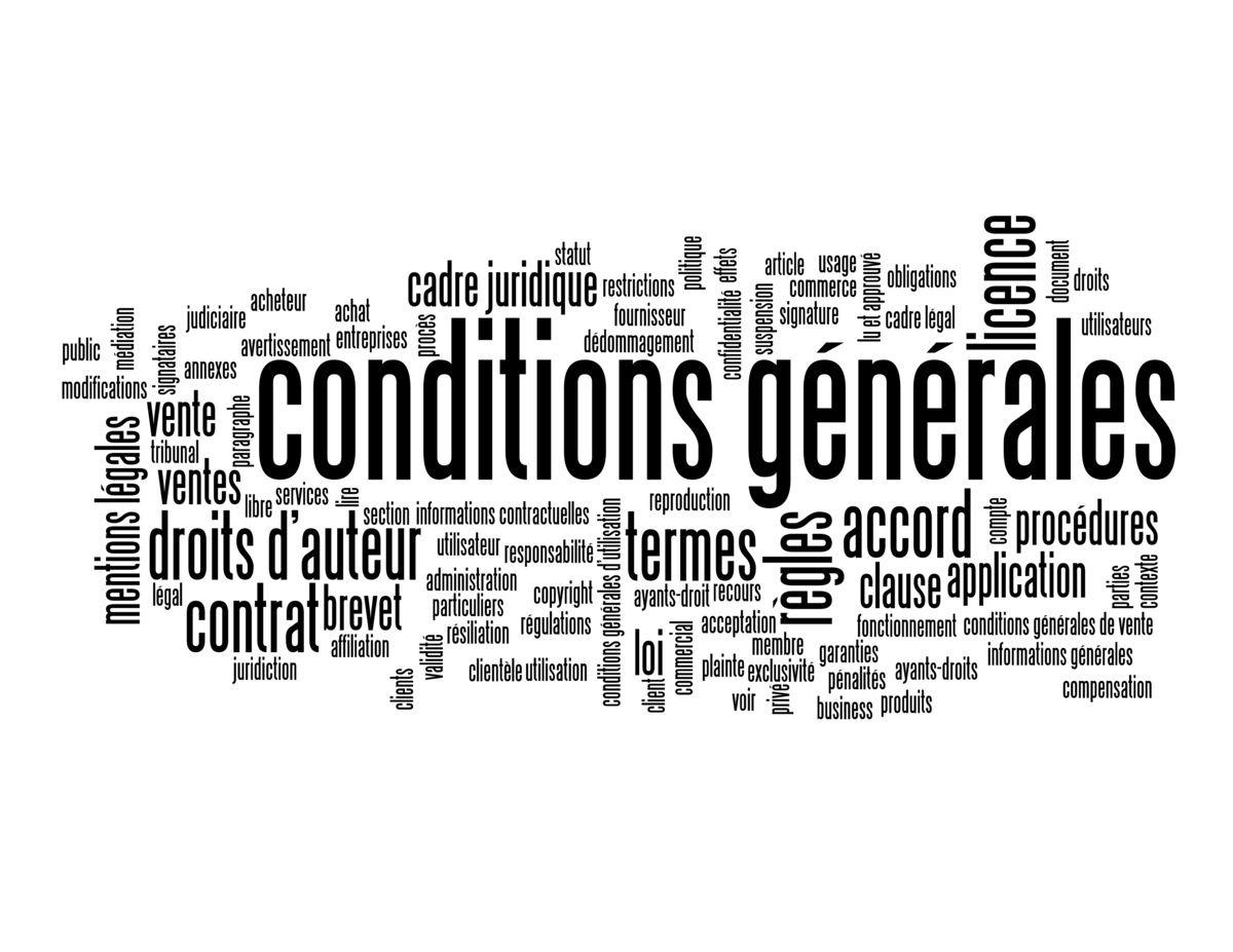 Tout savoir sur les conditions générales de vente